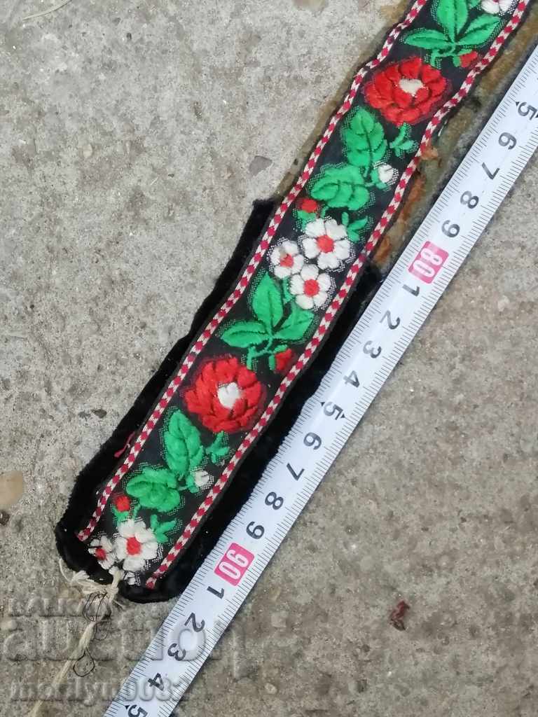 Cureaua brodata vintage tricotata manual pentru costum de centura pafty - 6