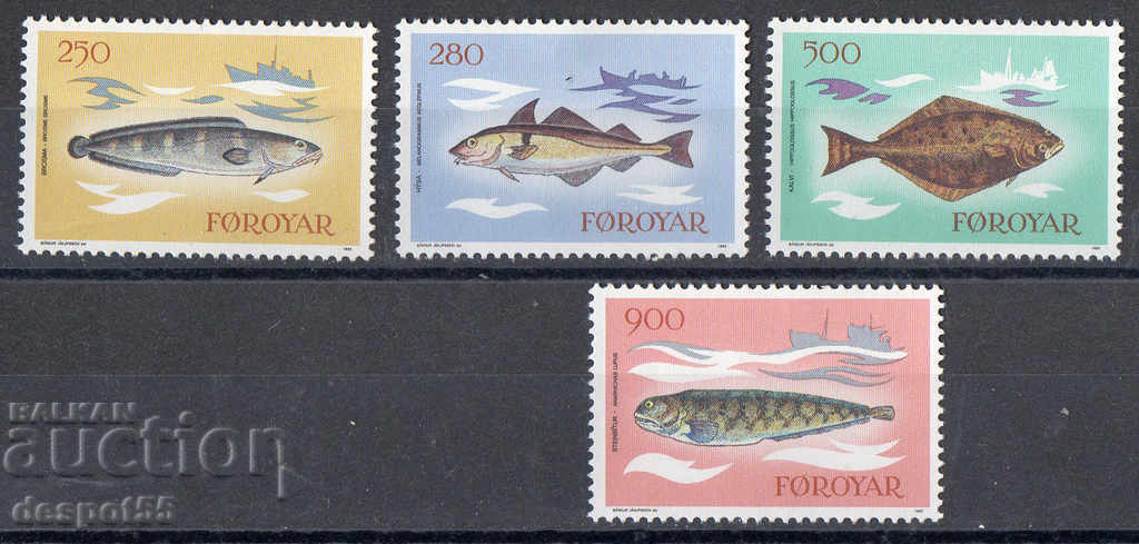 1983. Фарьорските острови. Рибна индустрия.