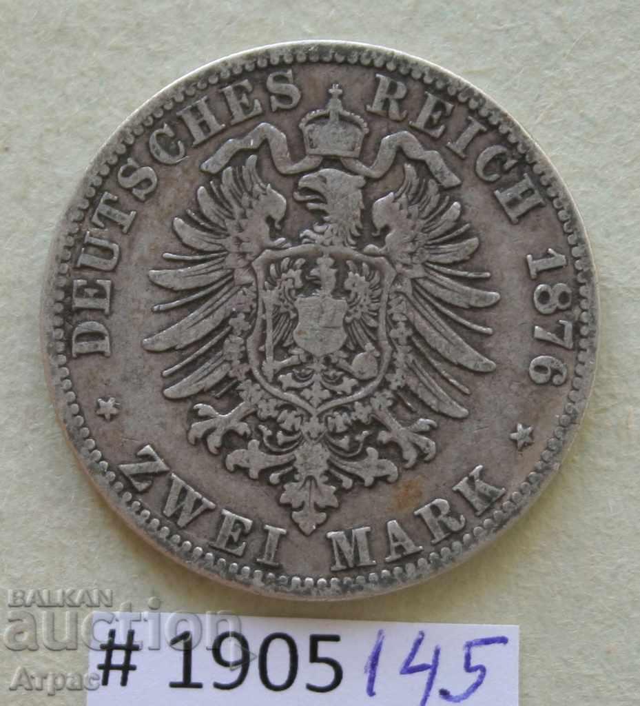 2 γραμματόσημα 1876 A - Γερμανία Πρωσία