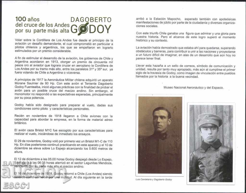 Brochure (leaflet) by Mark Dagoberto Year Pilot 2018 from Chile with price 1.50 BGN | € 0.77 Brochure (leaflet) by Mark Dagoberto Year Pilot 2018 from Chile with price 1.50 BGN | € 0.77