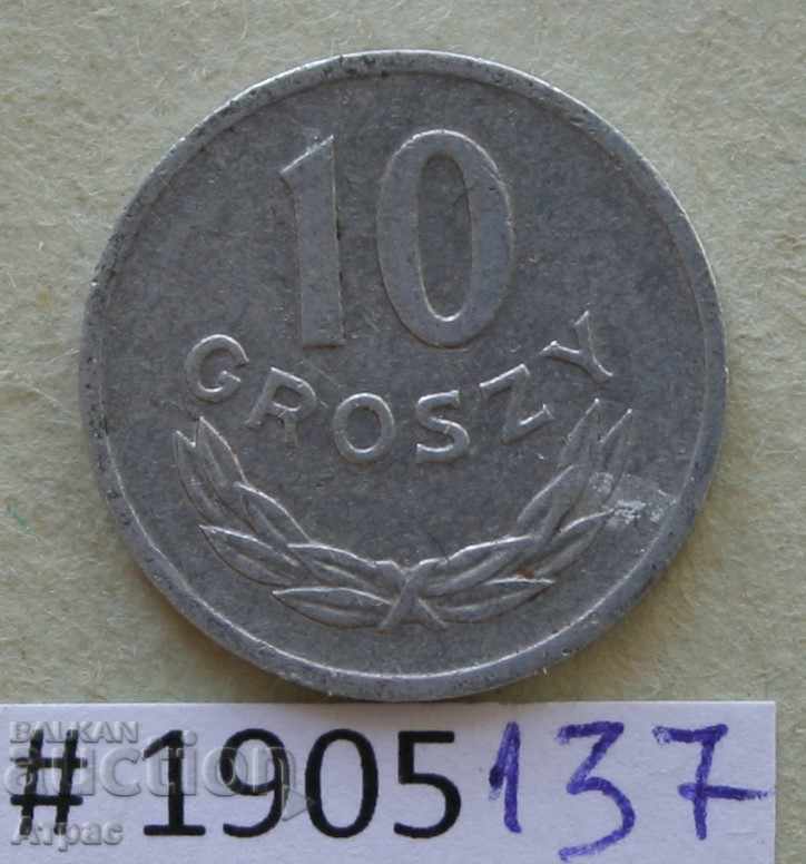 10 Bani 1971 Polonia