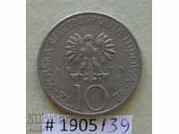10 zloty 1975 Polonia