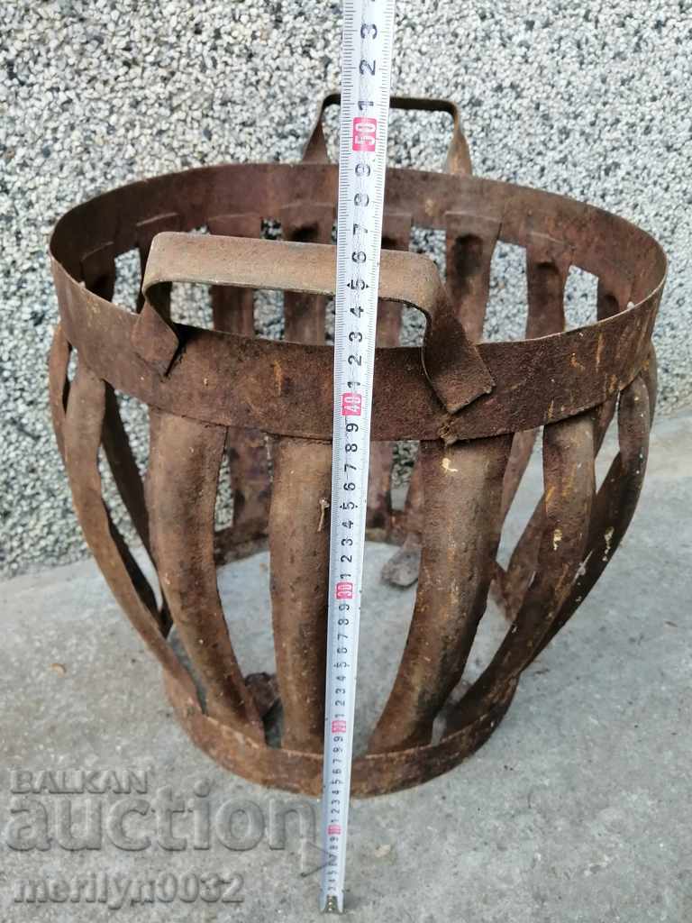 Old metal basket for a home basket with price 47.00 BGN | € 24.03 Old metal basket for a home basket with price 47.00 BGN | € 24.03