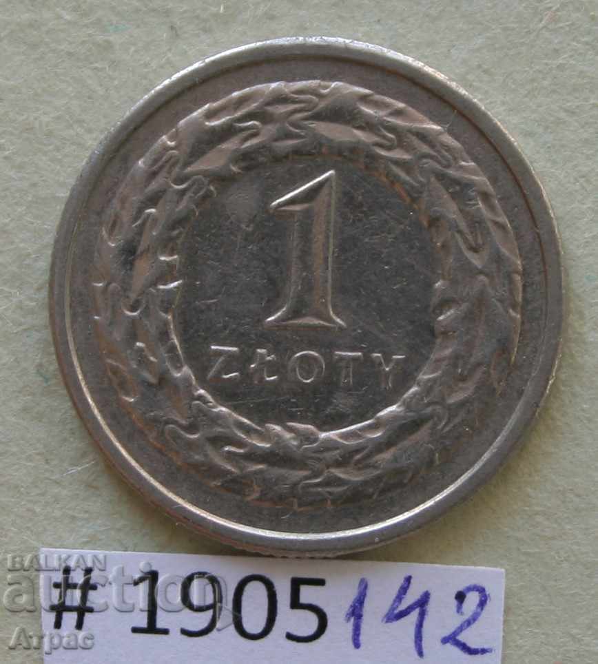 1 zloty 1993 Poland