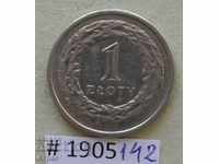 1 zloty 1993 Polonia