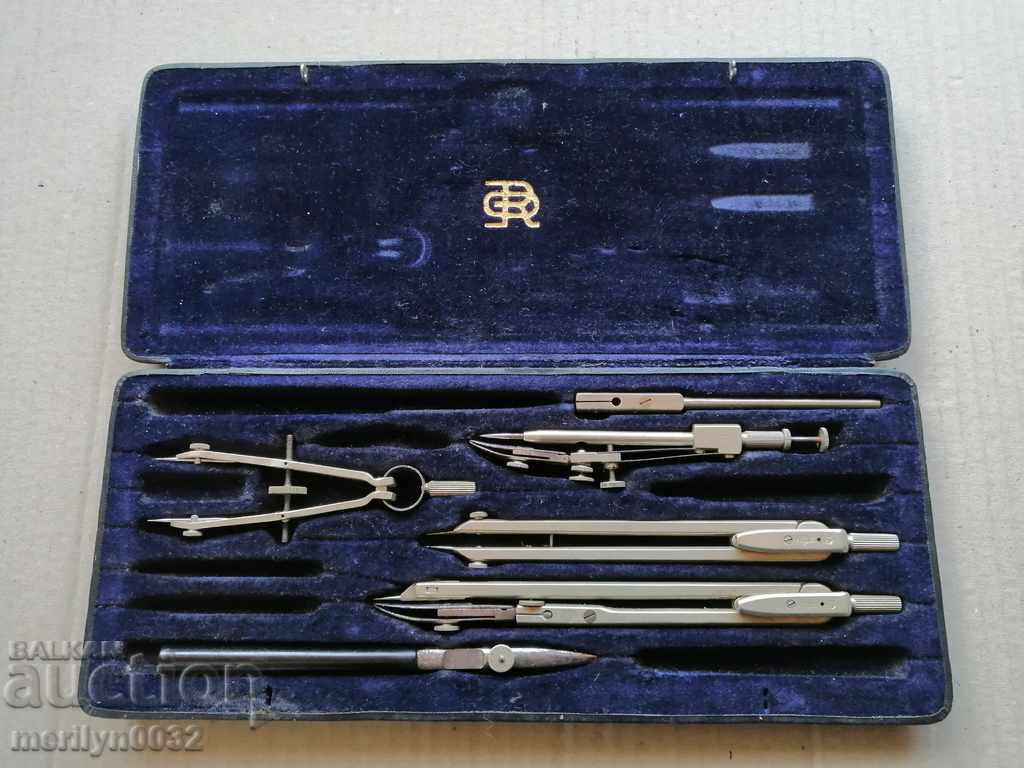 Set compasuri pentru desen Richter Richter&Co compas