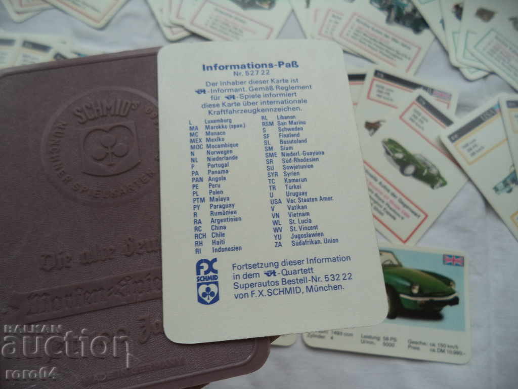 TRAUM AUTOS № 52722 - CARDS WITH RETRO CARS - 6 TRAUM AUTOS № 52722 - CARDS WITH RETRO CARS - 6