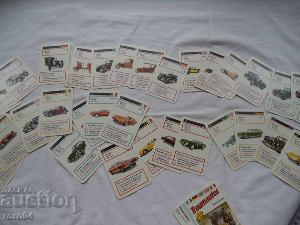 TRAUM AUTOS № 52722 - CARDS WITH RETRO CARS - 7 TRAUM AUTOS № 52722 - CARDS WITH RETRO CARS - 7