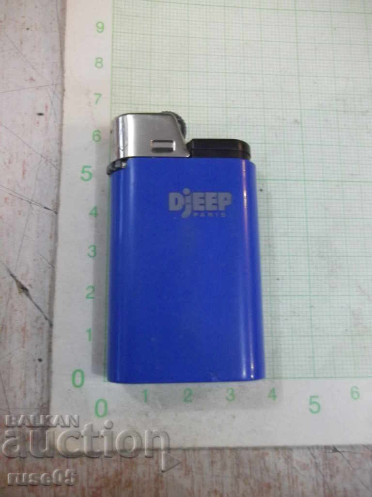 Djeep lighter gas with soft pebble flame