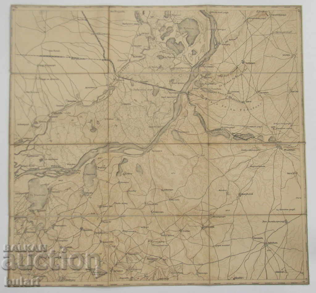 OLD MILITARY MAP OCCUPATION BLACKWARD MEDIEDIA MAP OCC WWI