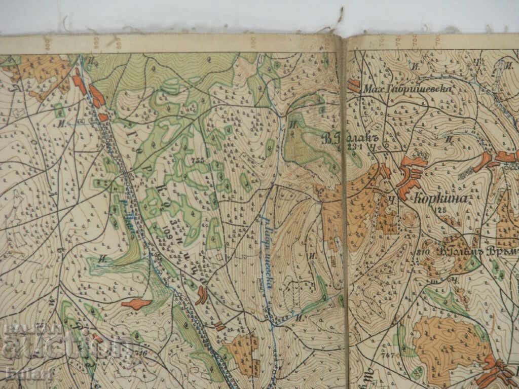 Delivery of OLD MILITARY CARD KADIN BRIDGE BRIDGE 1900 MAP Delivery of OLD MILITARY CARD KADIN BRIDGE BRIDGE 1900 MAP