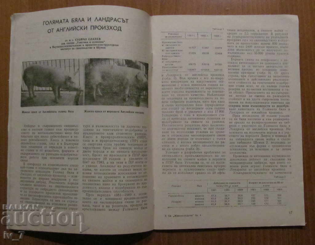 LIVESTOCK LIST - NUMBER 4.1990 - 5 LIVESTOCK LIST - NUMBER 4.1990 - 5