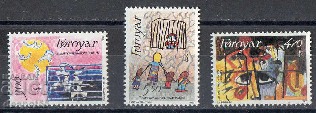 1986. Faroe Islands. 25 years at Amnesty International.