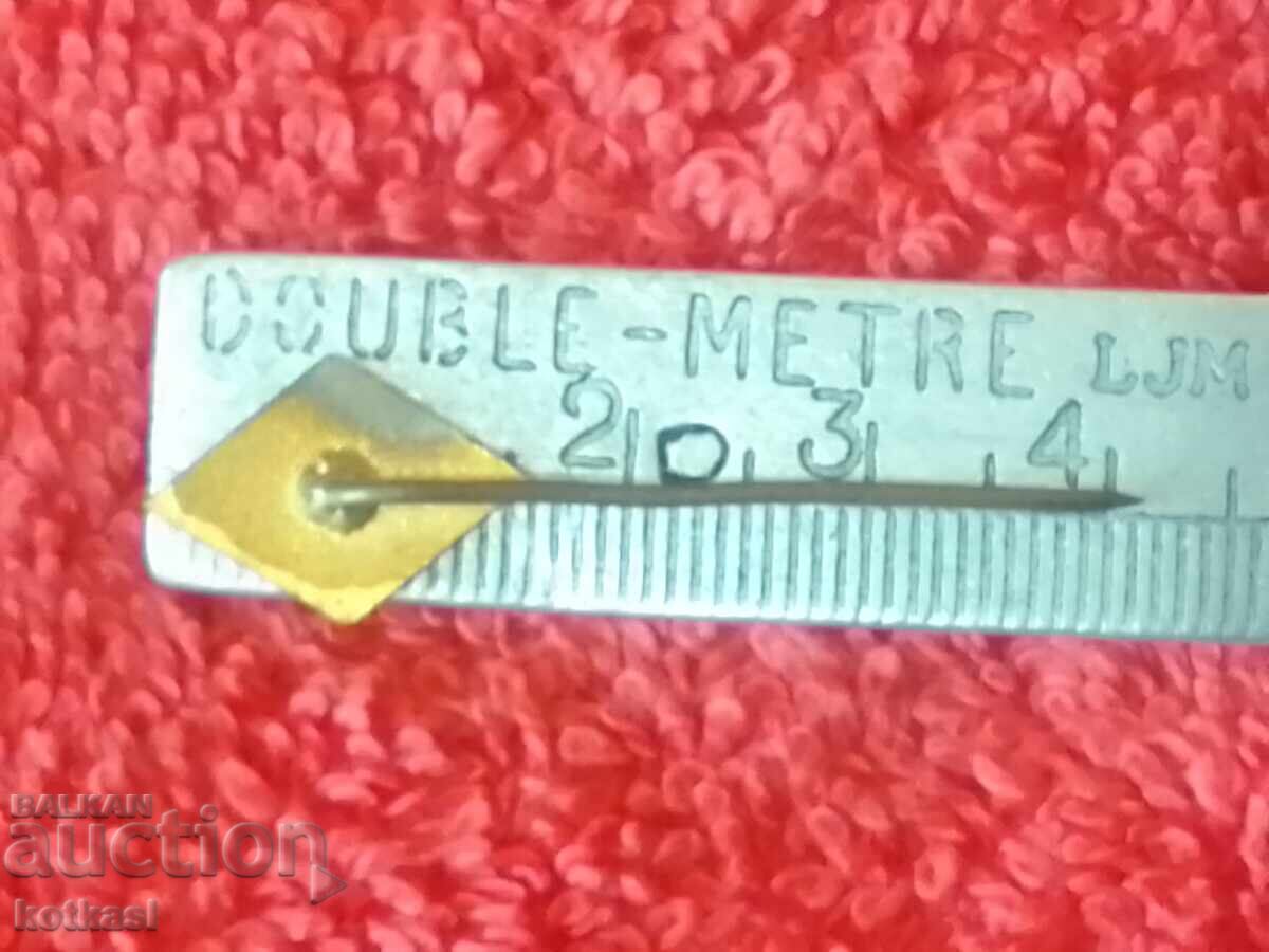 Old badge bronze pin enamel Elprom Lovech with price 3.50 BGN | € 1.79 Old badge bronze pin enamel Elprom Lovech with price 3.50 BGN | € 1.79