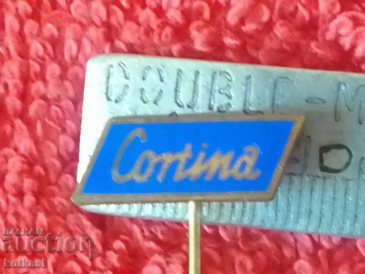 Old metal badge pin Cortina Winter Olympic Games 1956 Old metal badge pin Cortina Winter Olympic Games 1956