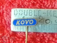 Old Metal Bronze KOVO Pin Badge
