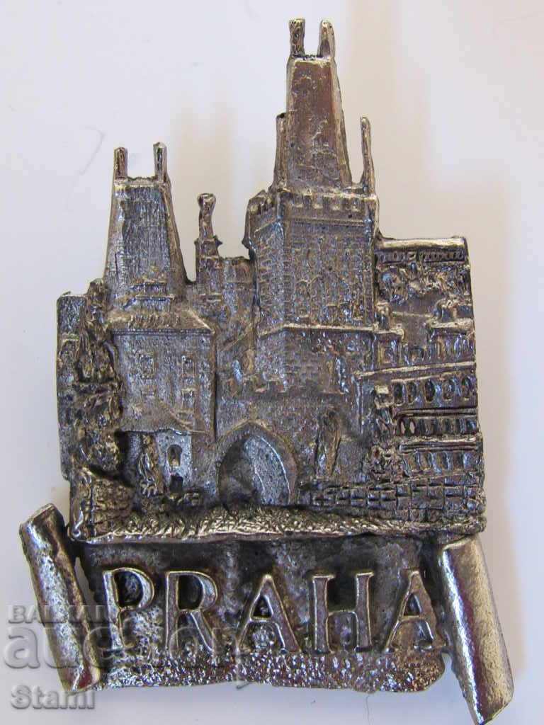 Metal magnet from Prague, Czech Republic -3 with price 9.20 BGN | € 4.70