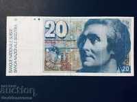 Ελβετία 20 φράγκοι Ref 1139
