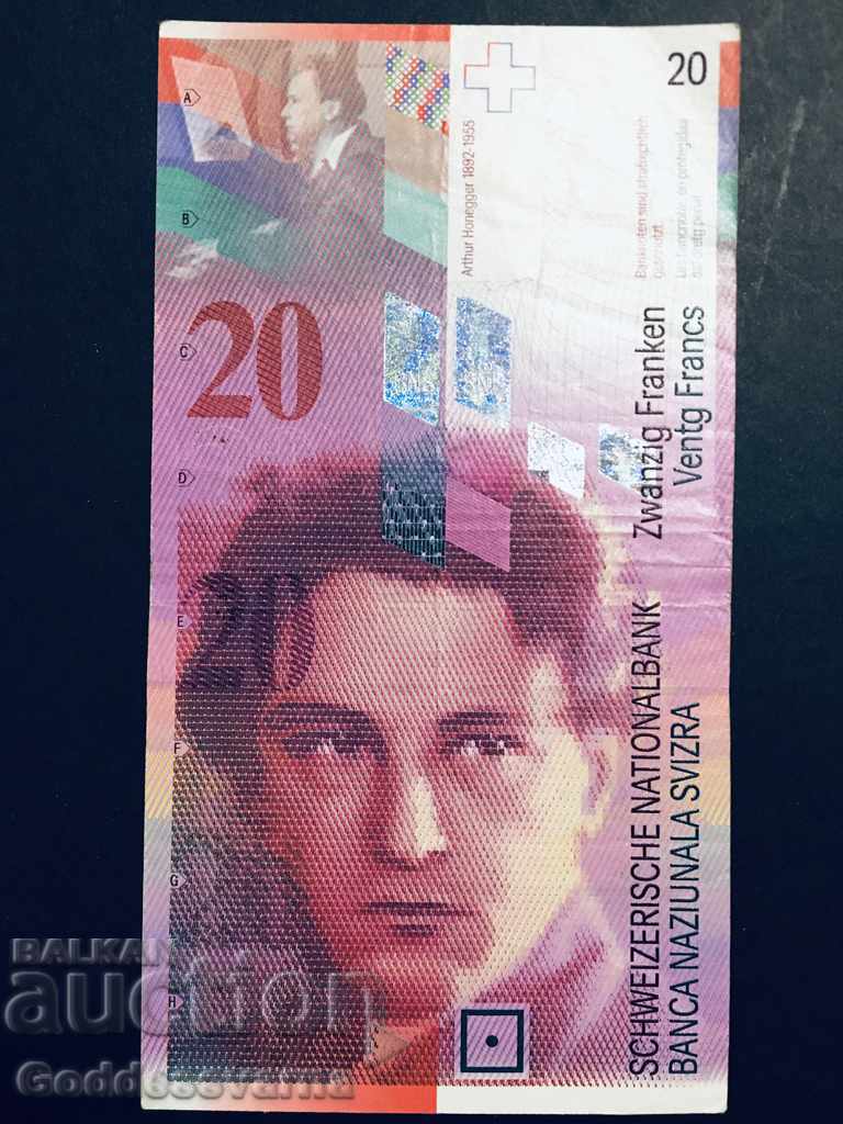 Switzerland 20 Francs Ref 7771 with price 40.00 BGN | € 20.45