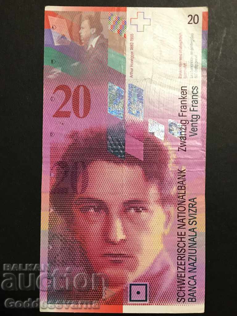 Switzerland 20 Francs Ref 7771