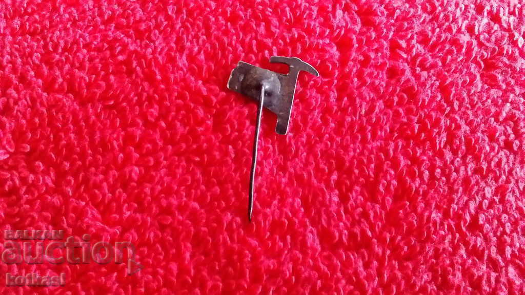 Delivery of Old social badge pin enamel 20 years Miner mining labor Delivery of Old social badge pin enamel 20 years Miner mining labor