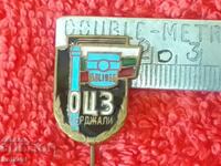 Veche insignă socială bronz pin email OCZ KARDJALI