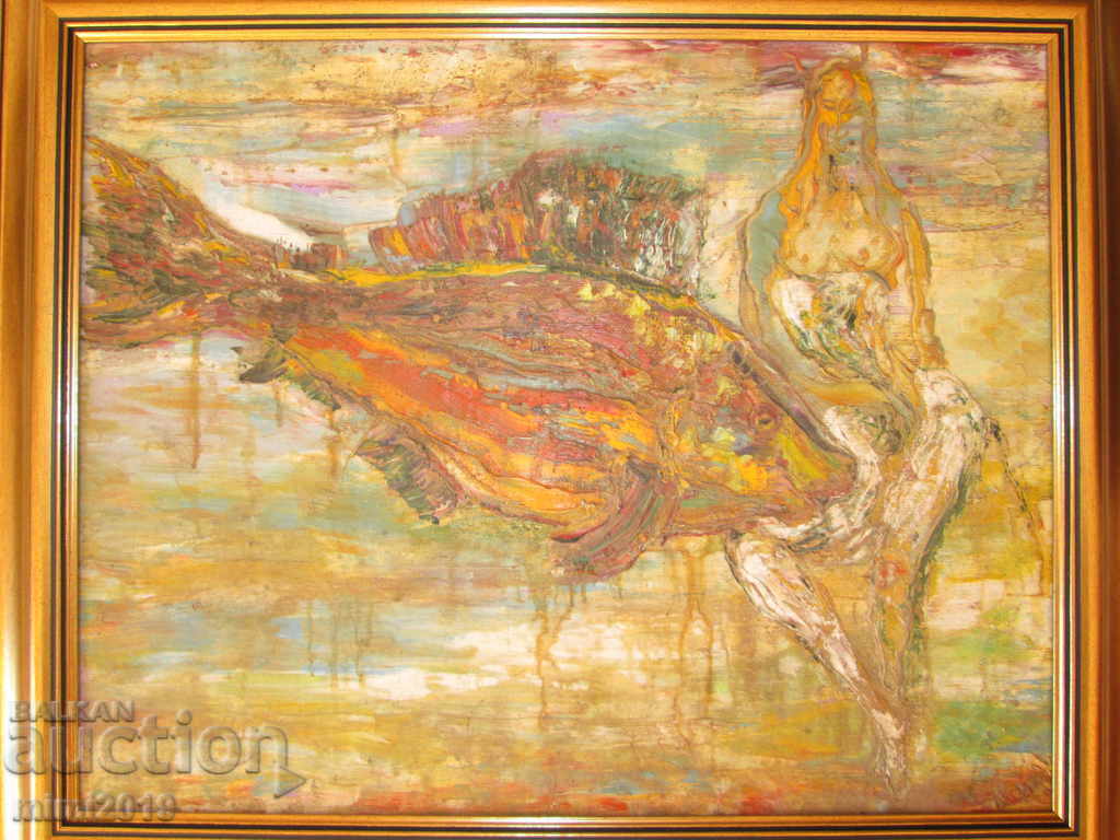 Auction Oil painting, canvas, signed, 60x50 cm Auction Oil painting, canvas, signed, 60x50 cm