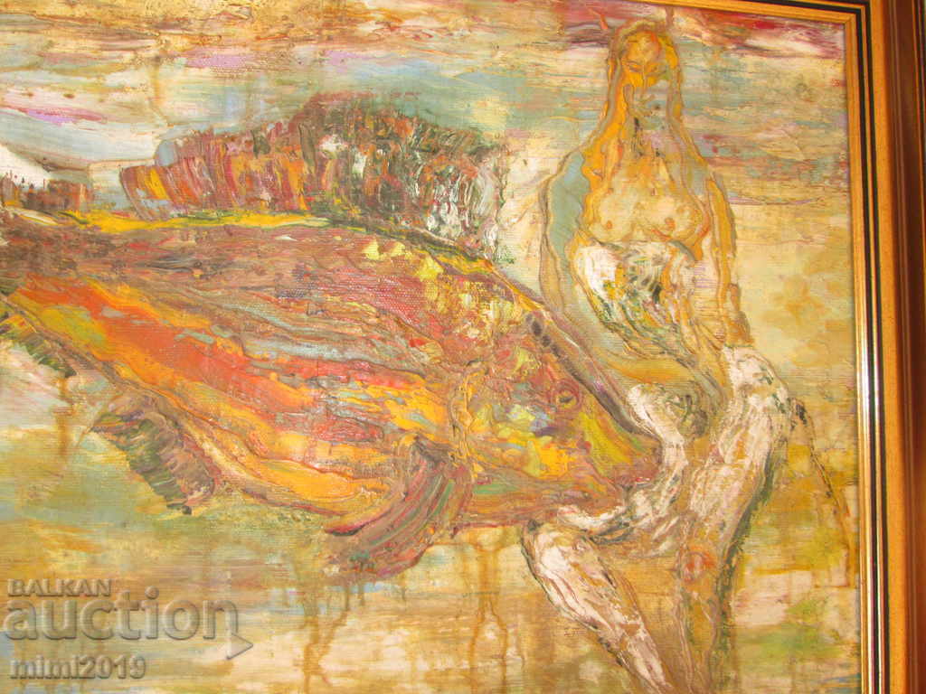 Livrarea Pictura in ulei, panza, semnata, 60x50 cm