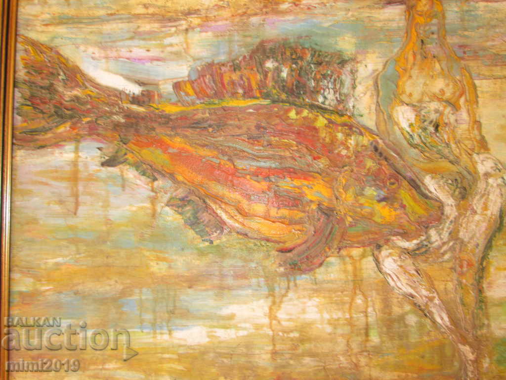 Oil painting, canvas, signed, 60x50 cm - 6 Oil painting, canvas, signed, 60x50 cm - 6