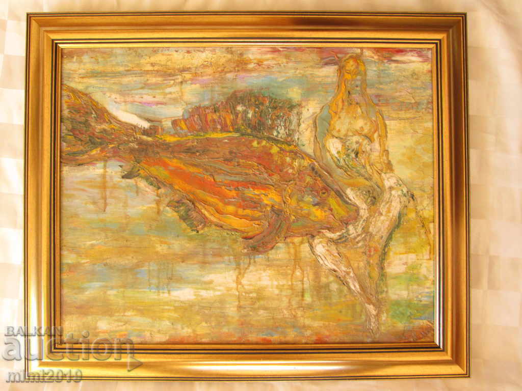 Pictura in ulei, panza, semnata, 60x50 cm - 7