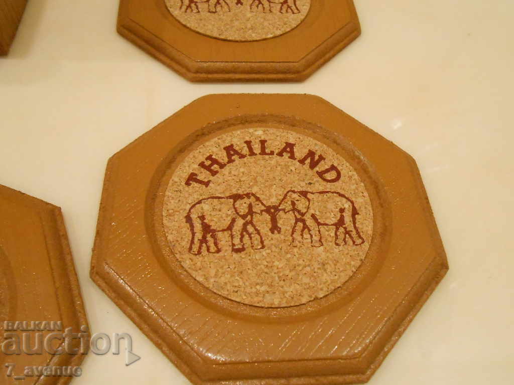 SET Cup holders for hot, cold and cold drinks Thailand - 6 SET Cup holders for hot, cold and cold drinks Thailand - 6