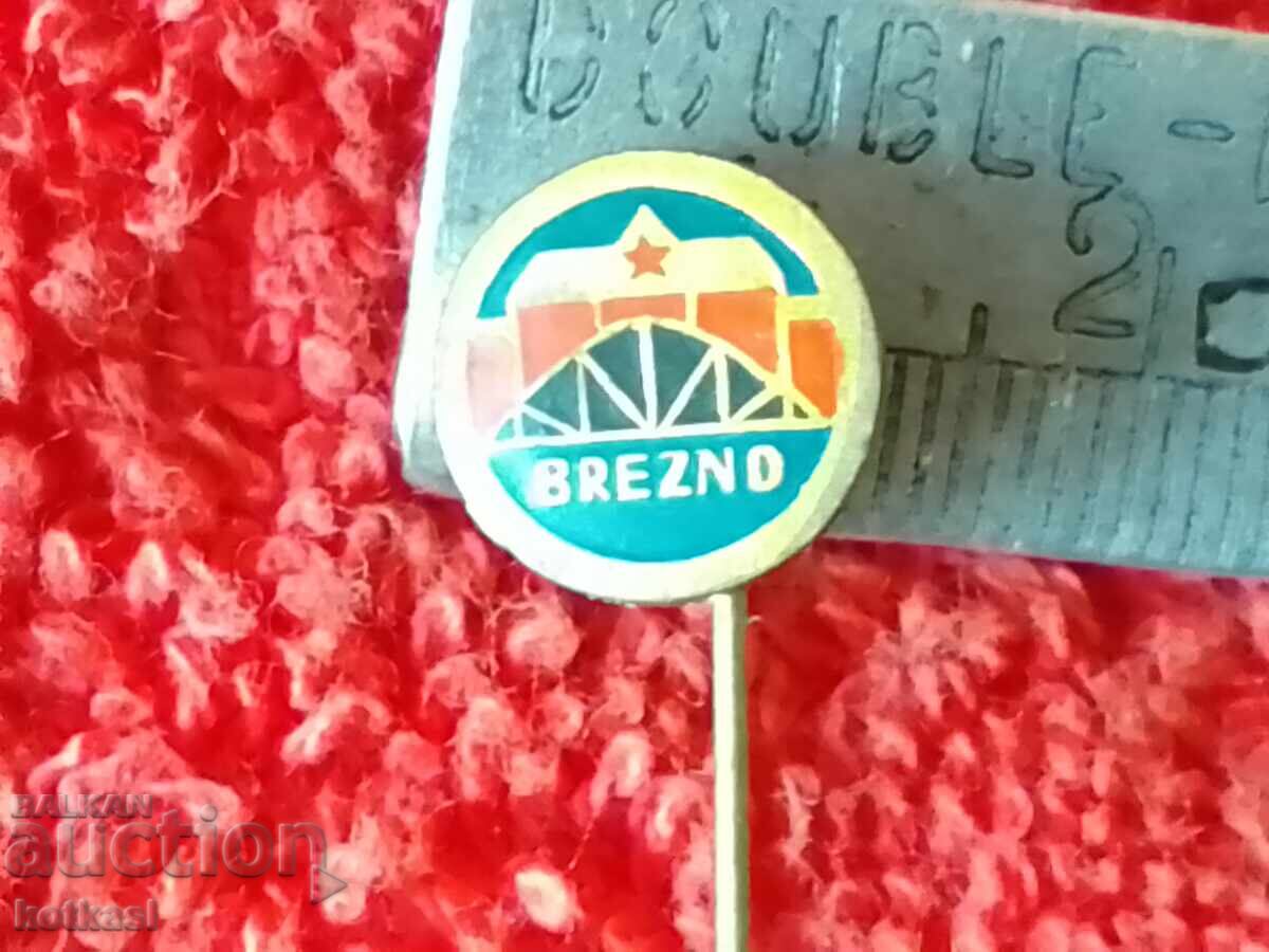 Old pin badge BREZNO
