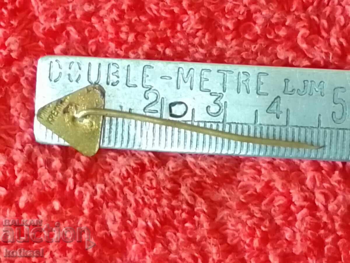 Delivery of Old bronze pin badge VZKG Ironworks Factory