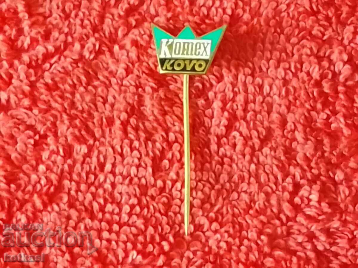 Delivery of Old Metal Bronze Pin Badge Enamel KOVO