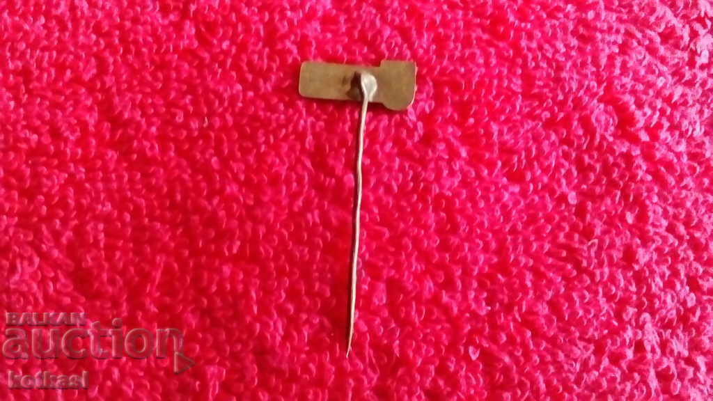 Delivery of Old rare badge bronze pin enamel JIKOV Delivery of Old rare badge bronze pin enamel JIKOV
