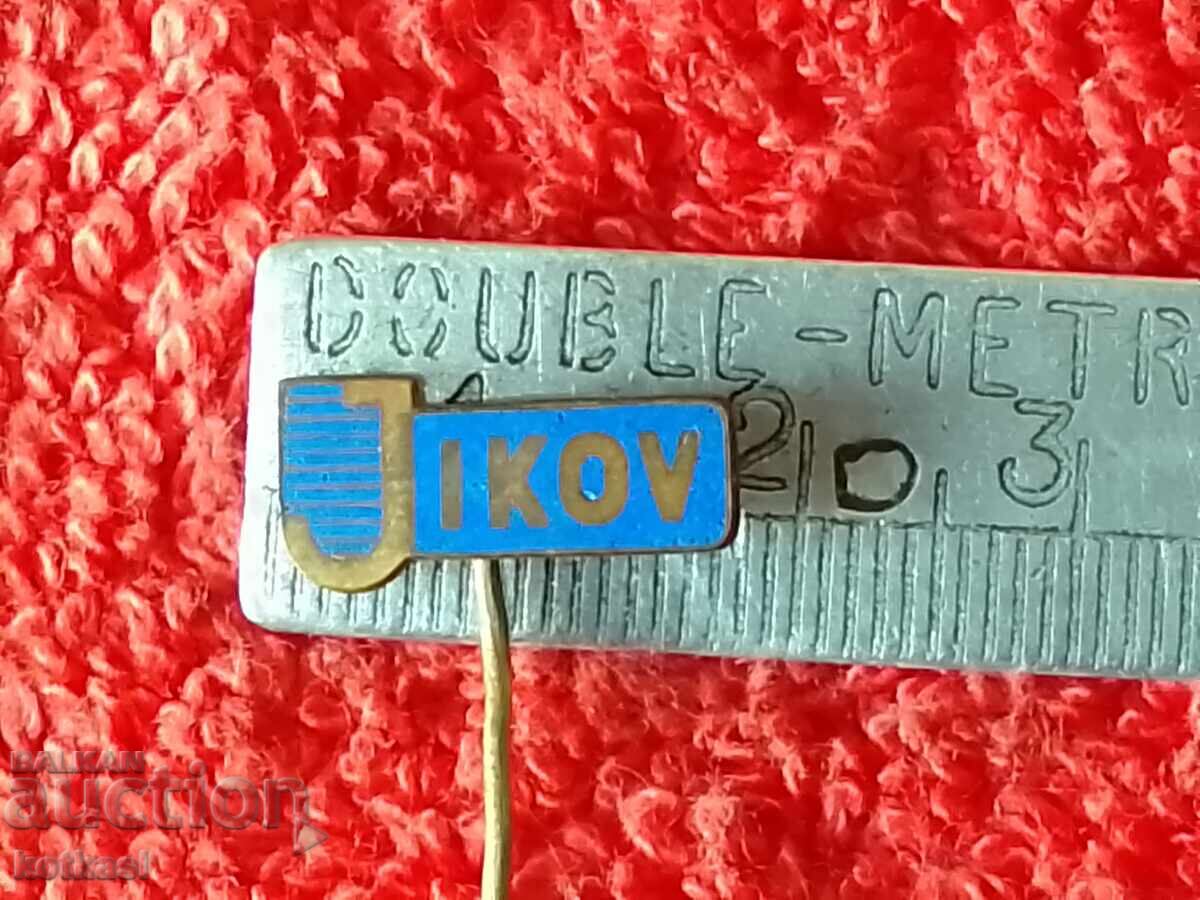 Old rare badge bronze pin enamel JIKOV Old rare badge bronze pin enamel JIKOV