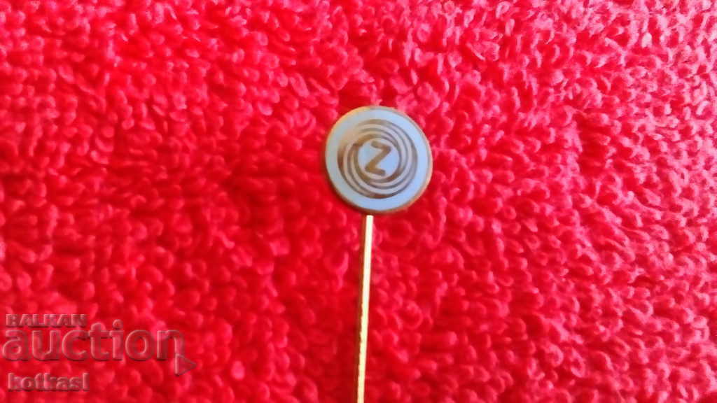 Old massive badge bronze pin enamel Z with price 3.50 BGN | € 1.79 Old massive badge bronze pin enamel Z with price 3.50 BGN | € 1.79