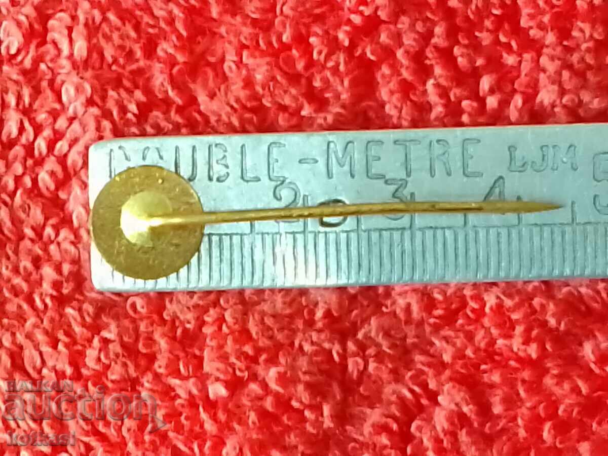 Auction Old massive badge bronze pin enamel Z Auction Old massive badge bronze pin enamel Z