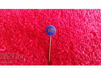 Old metal bronze needle badge enamel PAL
