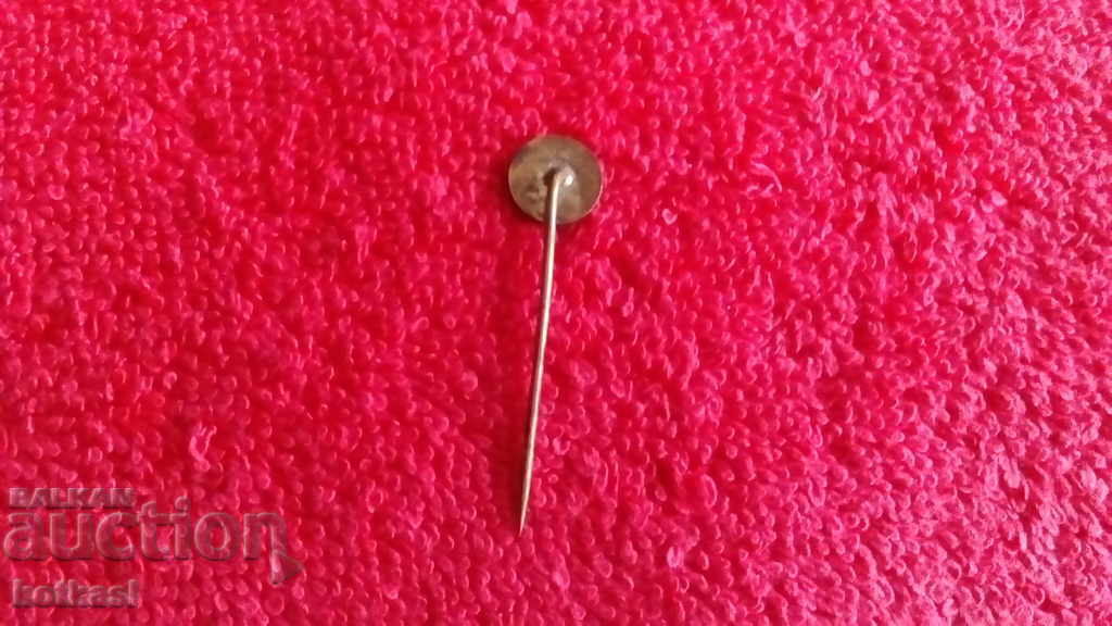 Стара бронз игла значка емайл RUKOV - 5 Стара бронз игла значка емайл RUKOV - 5