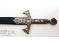Античен ръчно изработен меч уникален модел