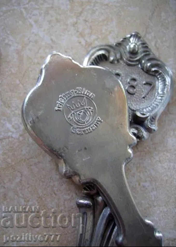 Auction Antique German Decorative Spoons - Original Auction Antique German Decorative Spoons - Original