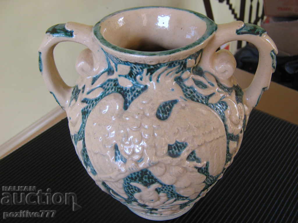 Antique ceramic vase original handmade with price 280.00 BGN | € 143.16 Antique ceramic vase original handmade with price 280.00 BGN | € 143.16