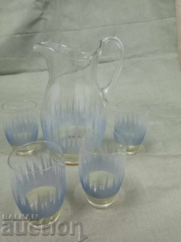 4-glass jug - hand glass - 6 4-glass jug - hand glass - 6