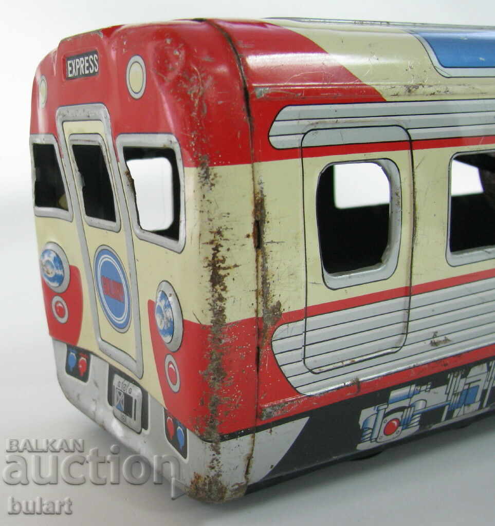 JAPAN TOY BUS TRAIN DAIYA TRAIN MECHANICAL TOY JAPAN - 7 JAPAN TOY BUS TRAIN DAIYA TRAIN MECHANICAL TOY JAPAN - 7