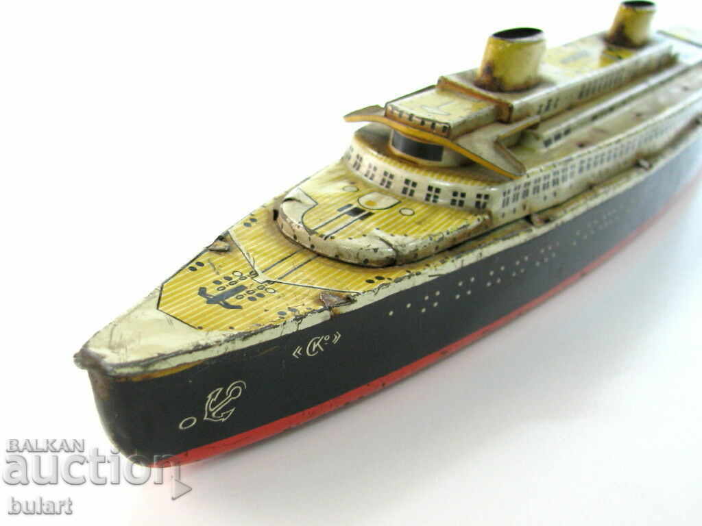 GERMANY TIN TOY BOAT KELLERMAN PLAY SHIP OF GERMANY with price 200.00 BGN | € 102.26 GERMANY TIN TOY BOAT KELLERMAN PLAY SHIP OF GERMANY with price 200.00 BGN | € 102.26
