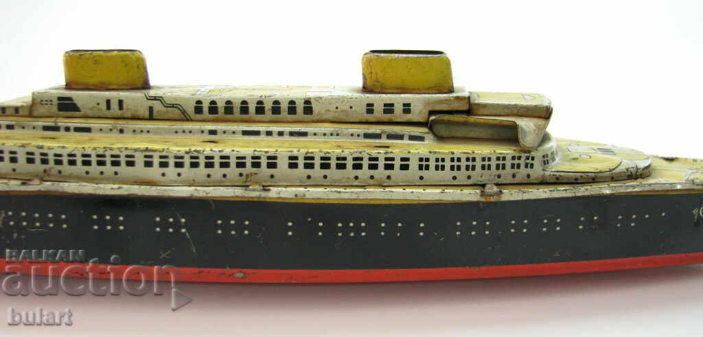GERMANY TIN TOY BOAT KELLERMAN PLAY SHIP OF GERMANY - 6 GERMANY TIN TOY BOAT KELLERMAN PLAY SHIP OF GERMANY - 6