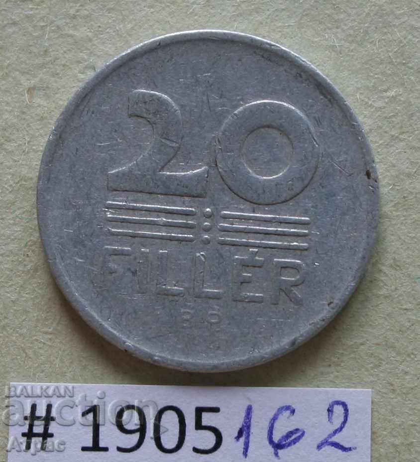 20 filler 1964 Ungaria