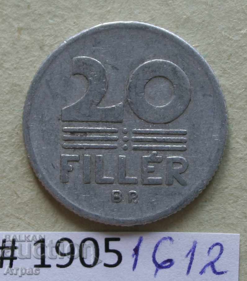 20 filler 1970 Ungaria