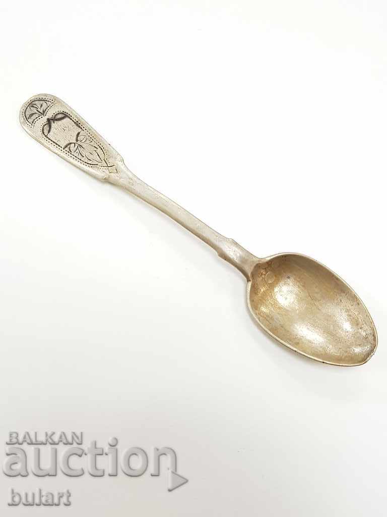 RUSSIA spoon silver FUTIKIN ANTIQUE RUSSIA 84 SILVER SPOON